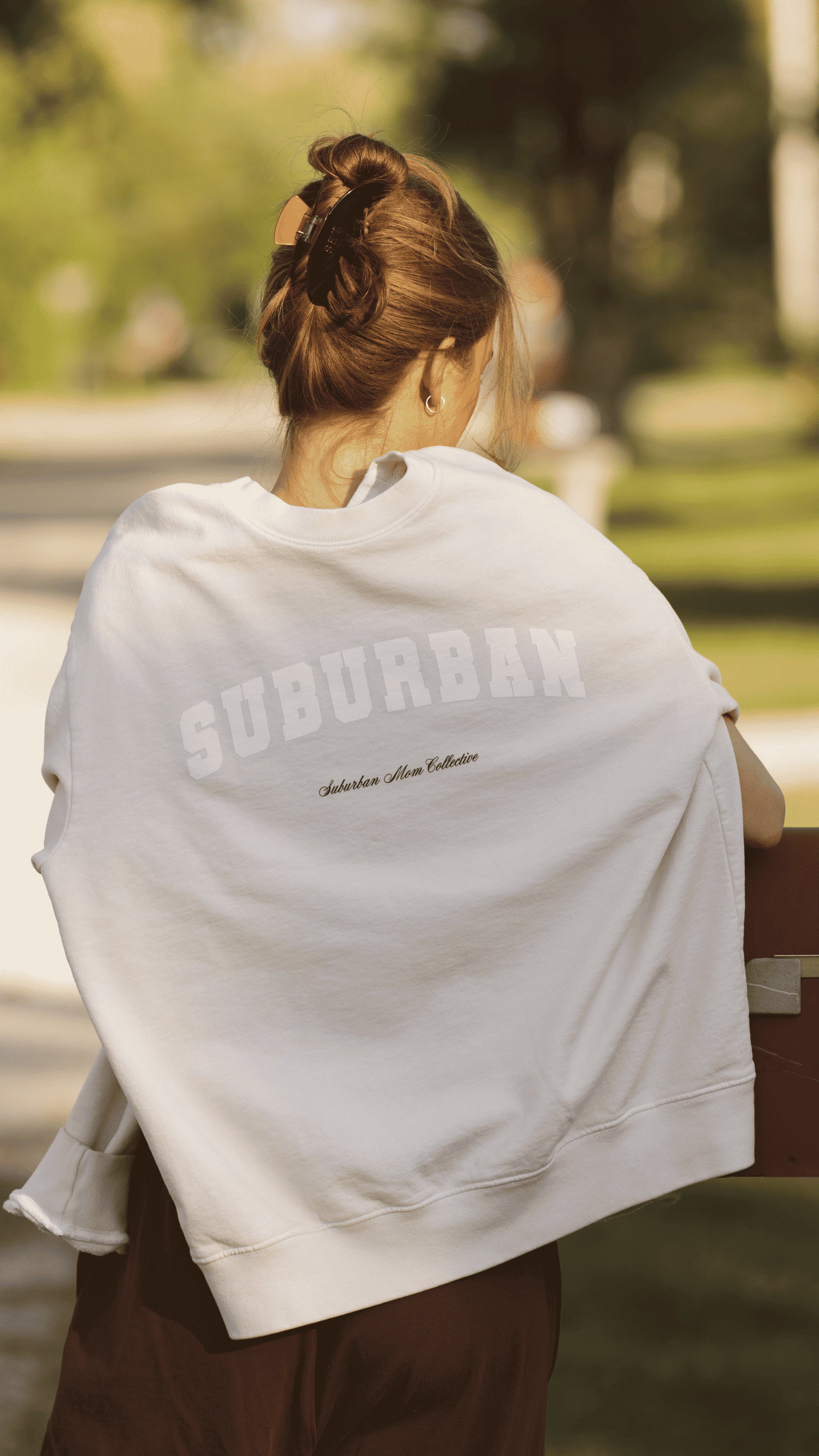 Suburban Mom Varsity Crewneck